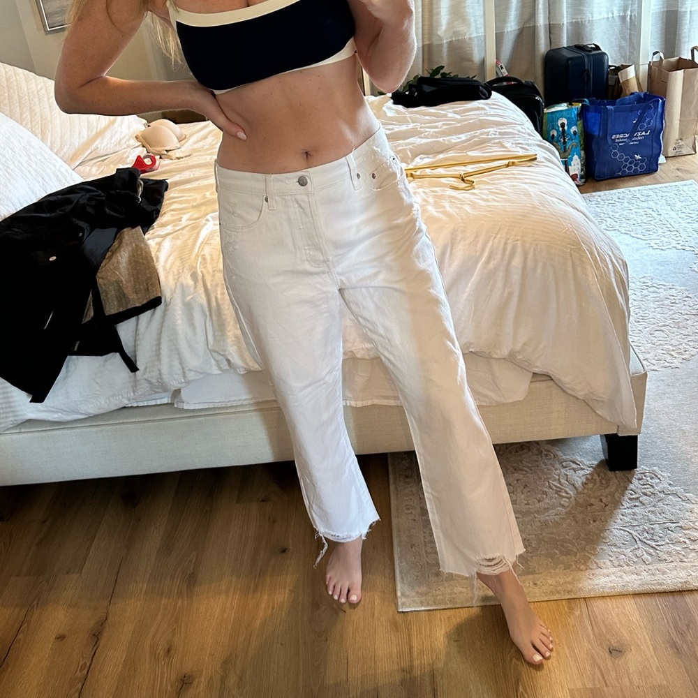Women's Jeans in Bright White by Pistola